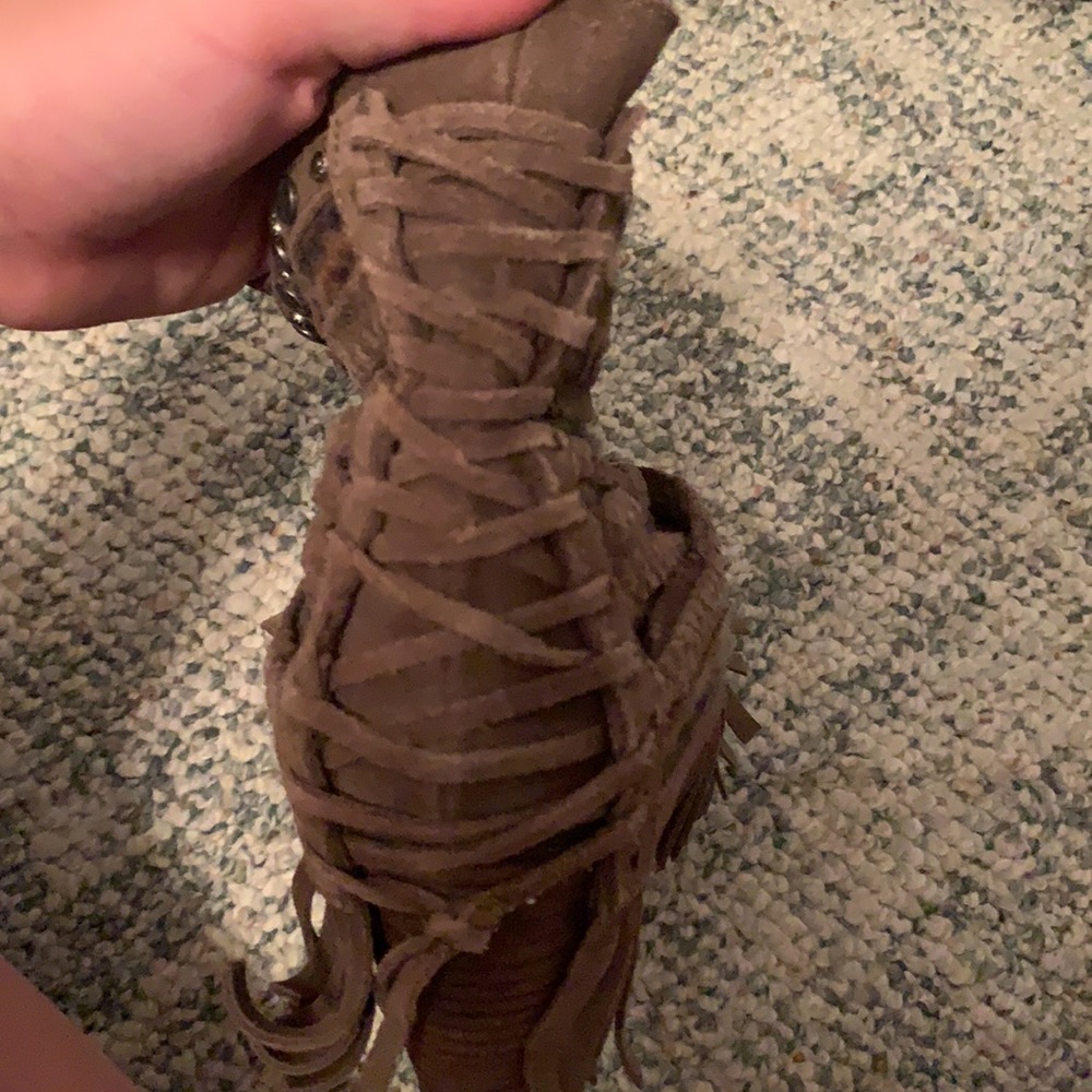 Naughty monkey booties fringe - Picture 2 of 4